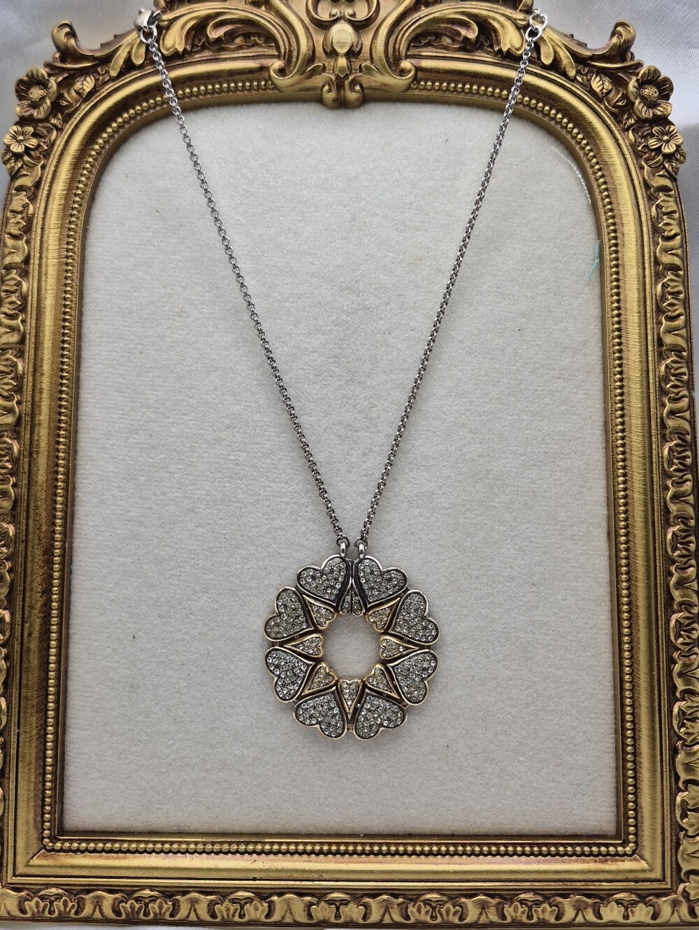 RETIRED Brighton Hearts Convertible Necklace. Collectible. Beautiful!!